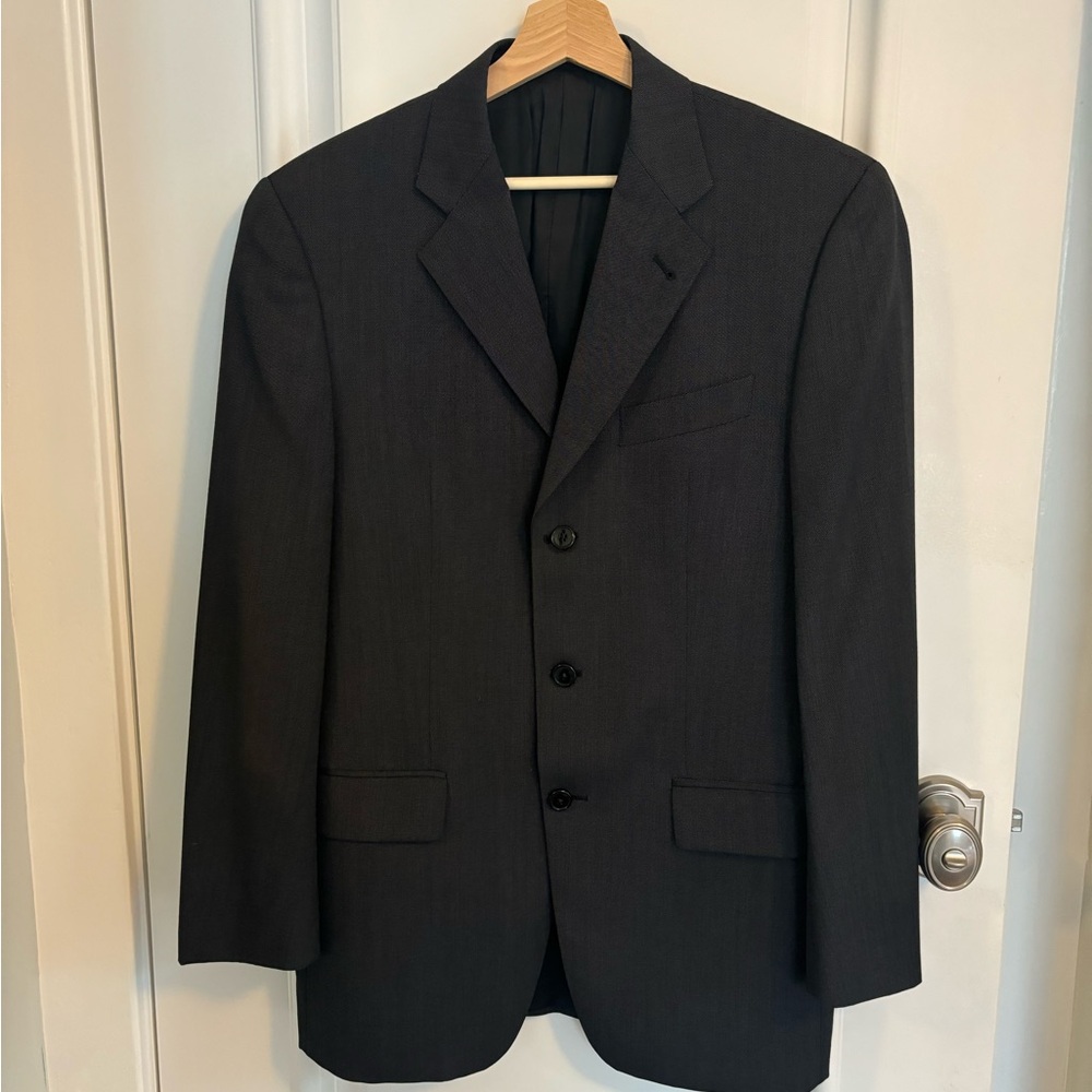 Joseph Abboud dark gray suit top
